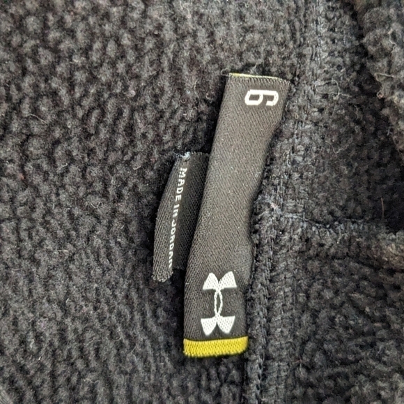 Under Armour Black Fleece Lined Sweatshirt Hoodie 6 - Picture 4 of 6